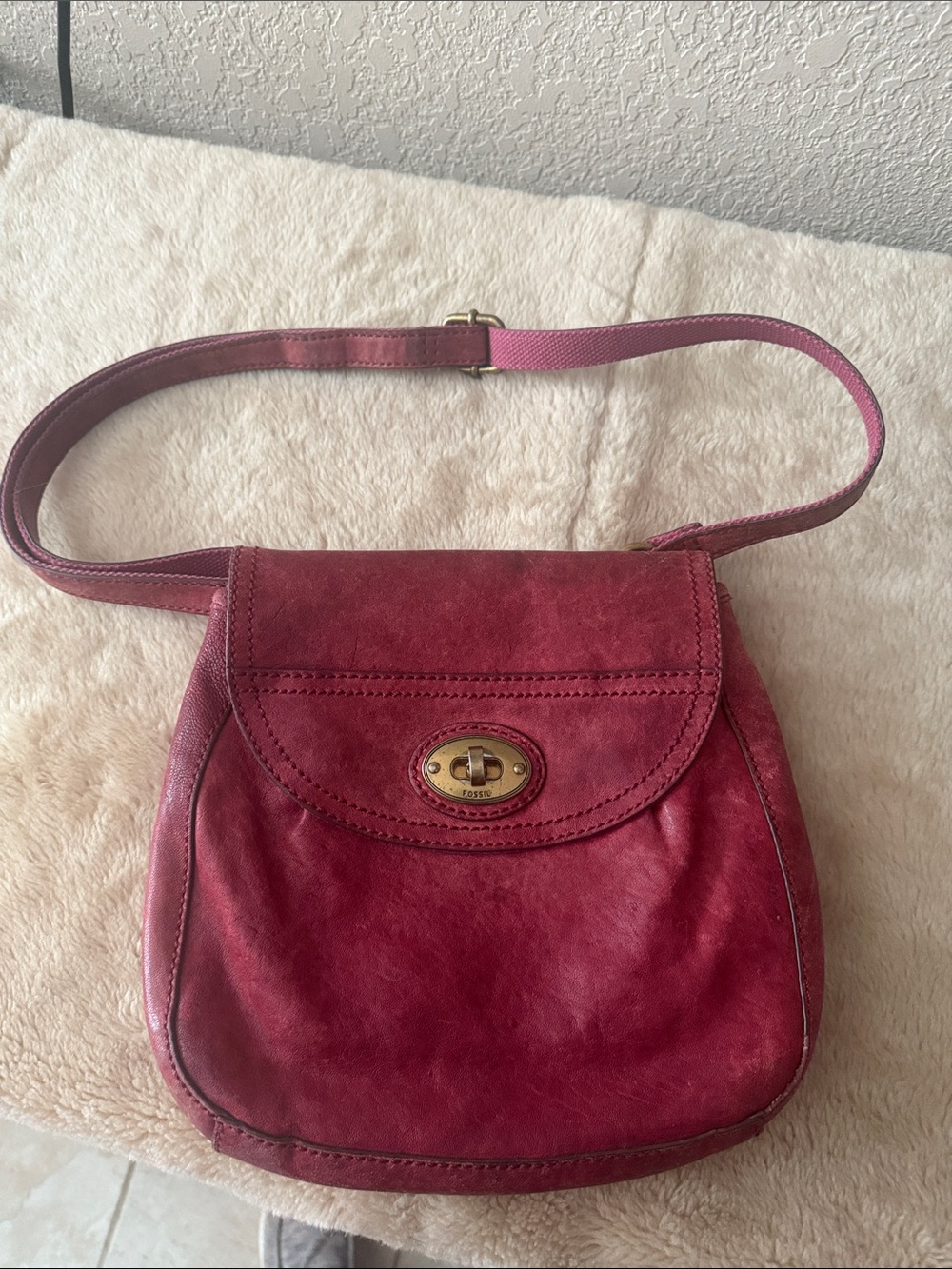Fossil leather bag 3546